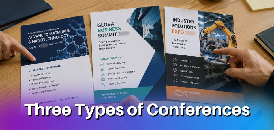 What are the Three Types of Conferences