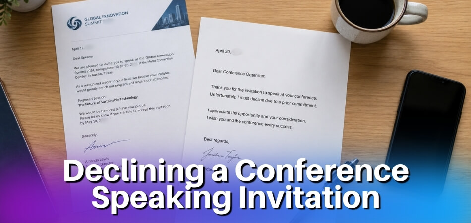 How To Decline An Invitation To Speak At A Conference