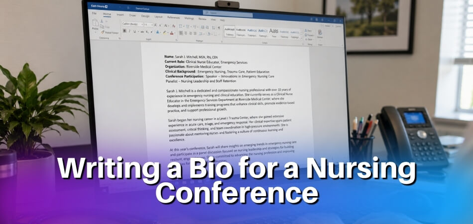 How to Write a Bio for a Nursing Conference