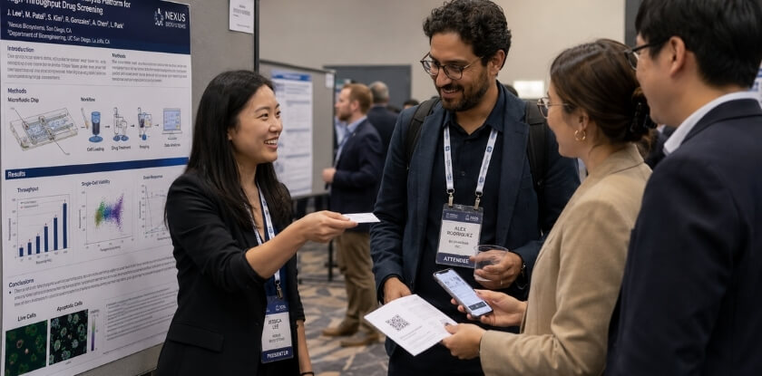 Networking During Poster Sessions — Turning Conversations into Connections