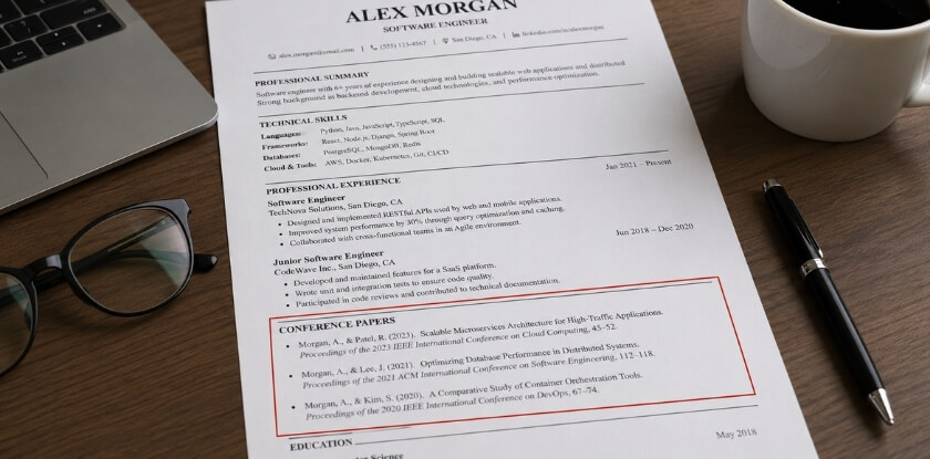 Why Conference Papers Make Your CV Stronger