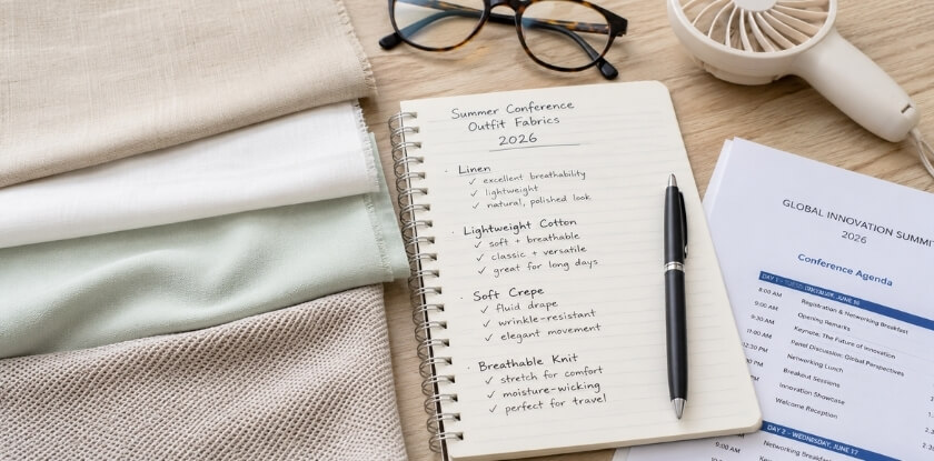 Best Fabrics for a Hot-Weather Conference