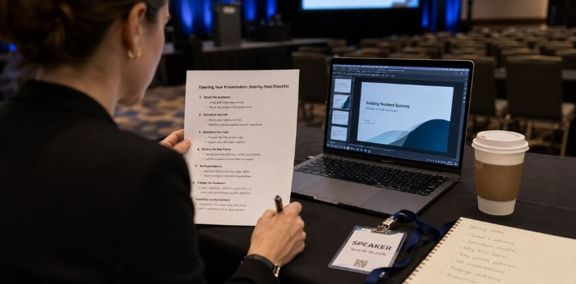 Step-by-Step How to Start a Conference Presentation