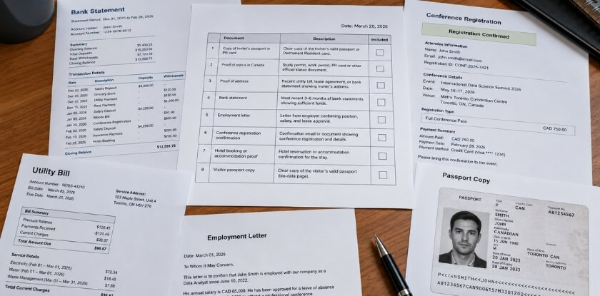 Documents to Attach With a Canadian Invitation Letter