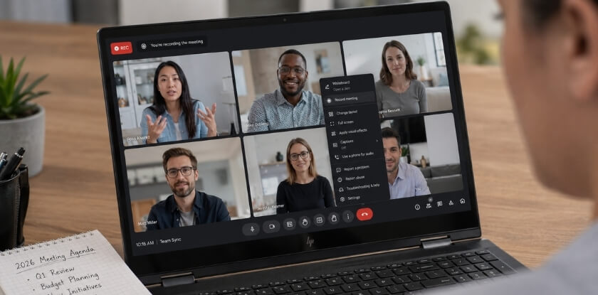 How to Record a Video Conference on Google Meet