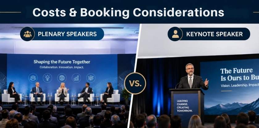 When Should You Choose a Plenary Speaker vs a Keynote Speaker