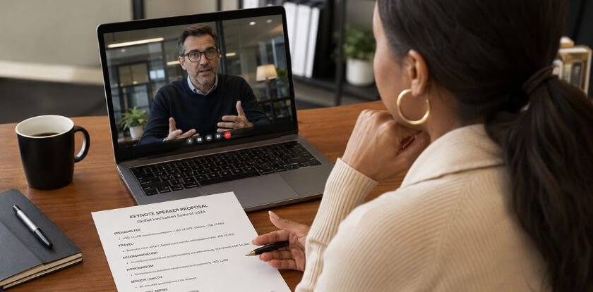 How to Discuss Terms and Fees with a Keynote Speaker
