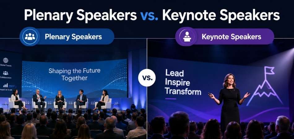 Plenary Speakers vs. Keynote Speakers Differences & Roles
