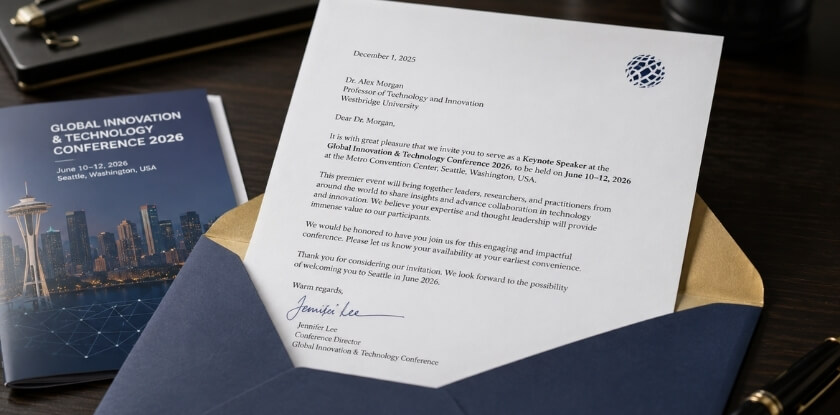 What to Include in a Keynote Speaker Invitation Letter
