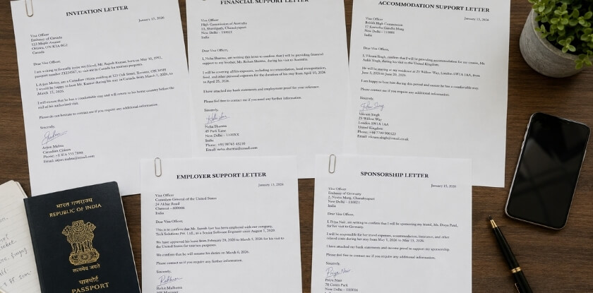Main Types of Visa Support Letters