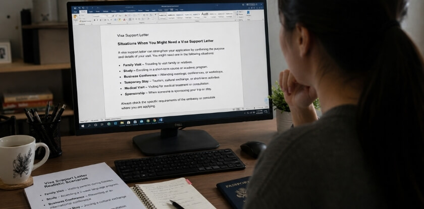 When You May Need a Letter of Support for a Visa