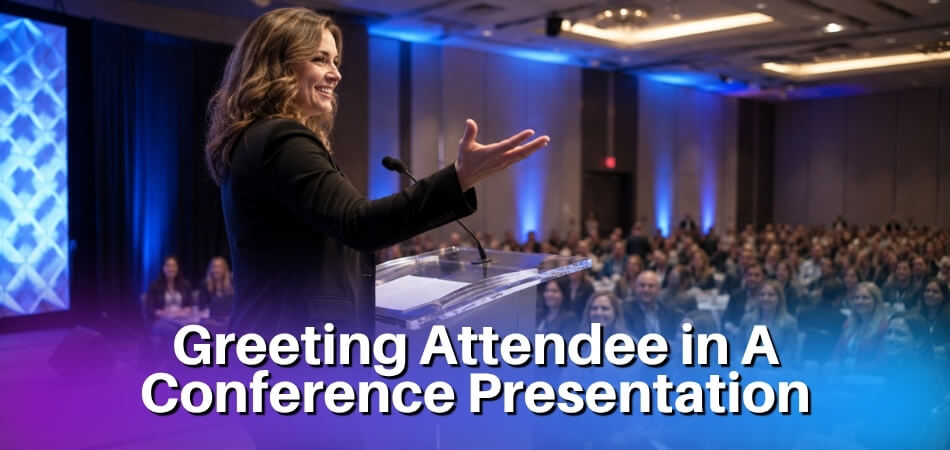 How Do You Greet Everyone in a Conference Presentation