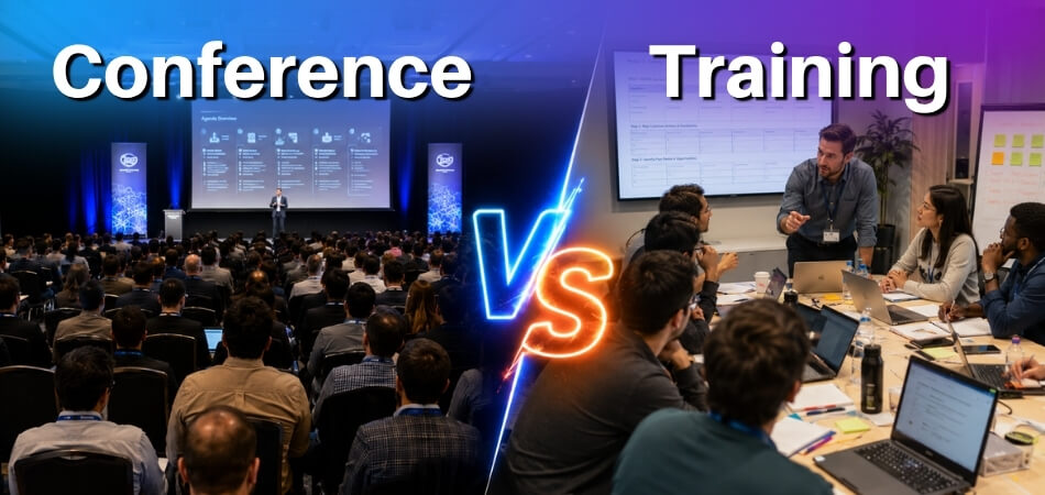 Conference Vs Training-What Makes them Different From Each Other
