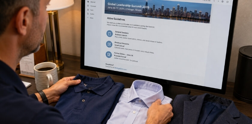How Conference Dress Codes Affect Polo Shirt Choices