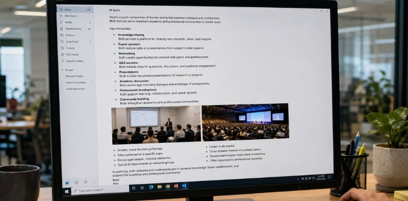 Key Similarities Between Colloquia and Conferences