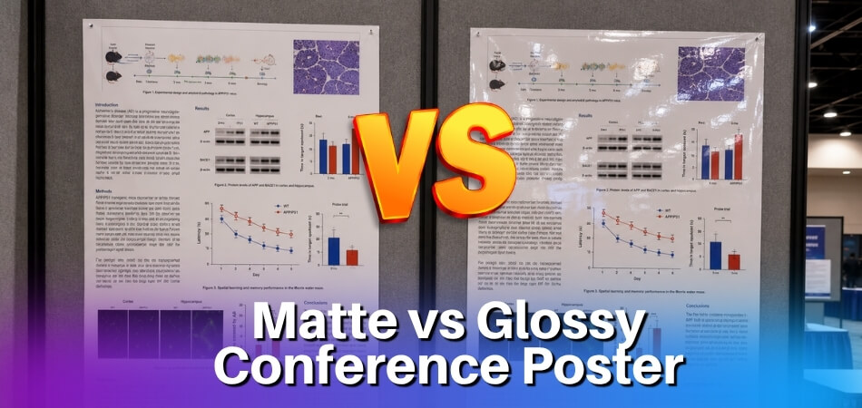 Should the Conference Poster Be Matte or Glossy