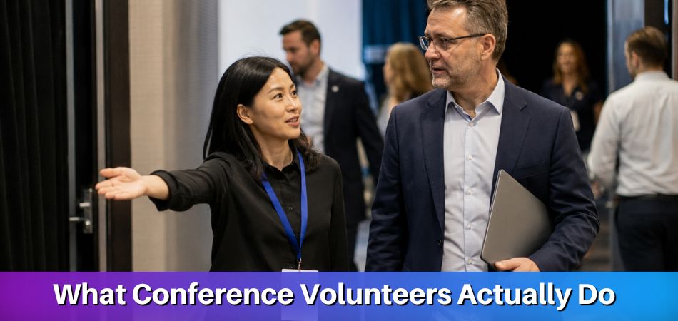 What Conference Volunteers Actually Do