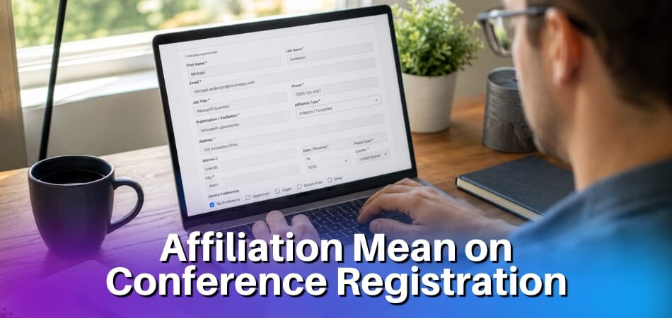 What Does Affiliation Mean on Conference Registration