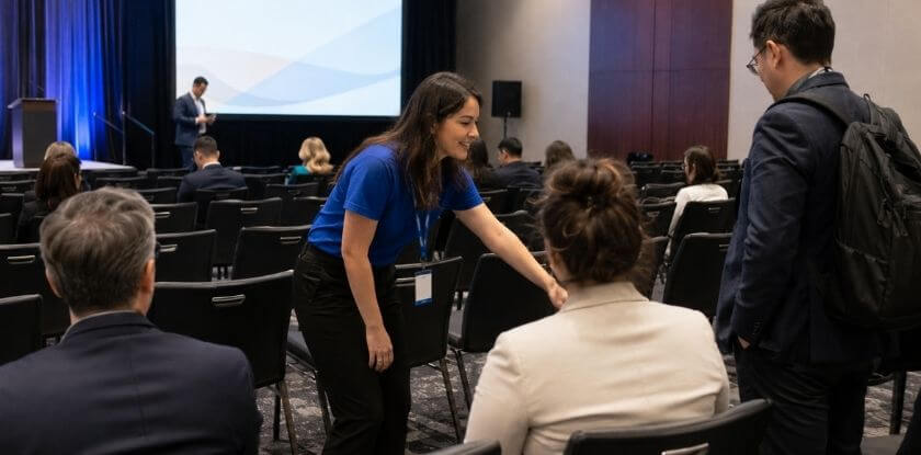 What a Conference Volunteer’s Day Usually Looks Like