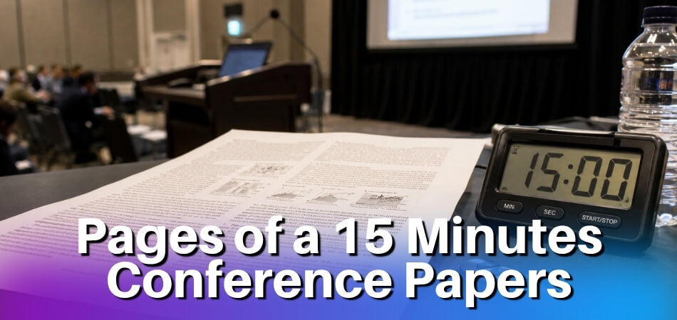 How Many Pages is a 15 Minutes Conference Papers