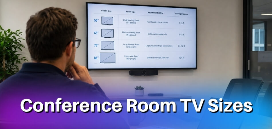 How Big of a TV Do I Need for a Conference Room