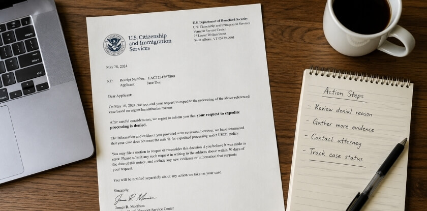 What to Do After an Expedite Request Is Denied
