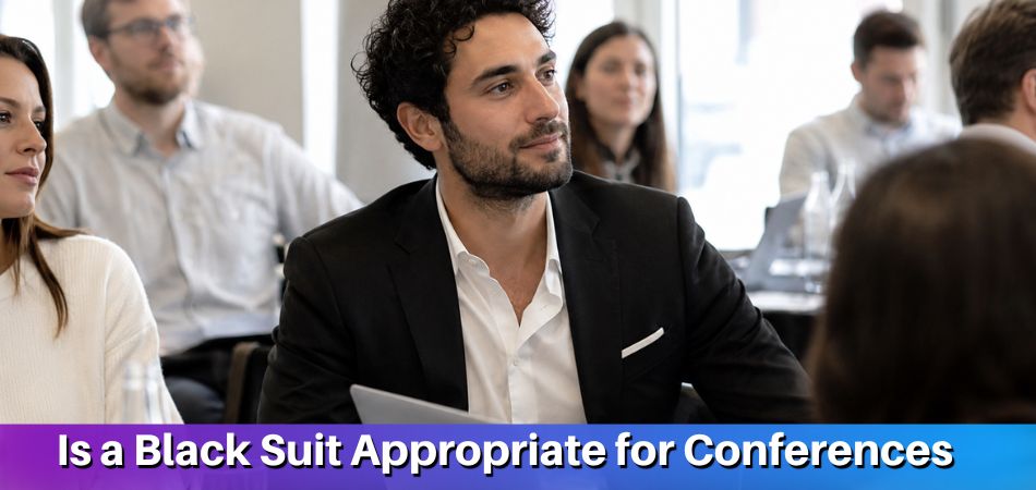 Can I Wear a Black Suit to Conference