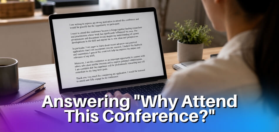 How to Answer Why Do You Want to Attend This Conference?