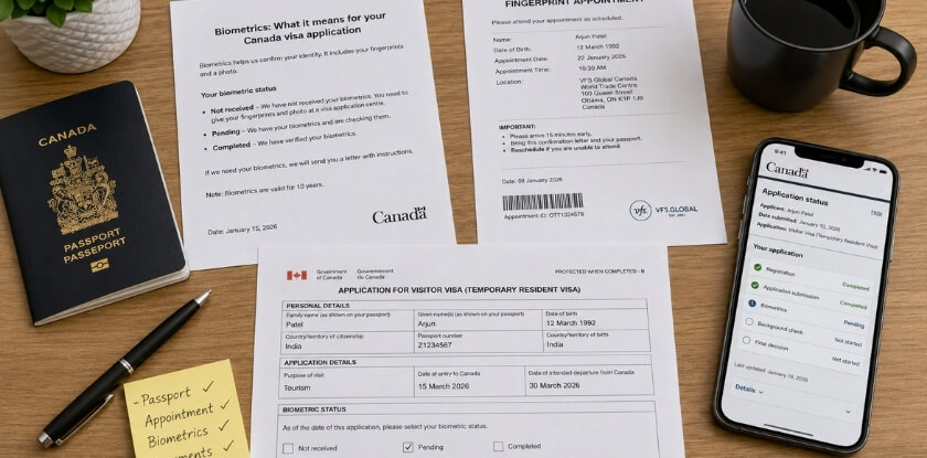 What Biometric Status Means in a Visa Application