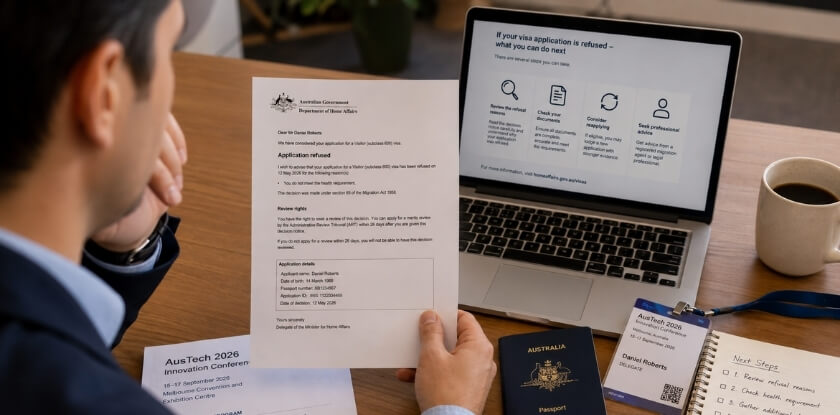 What to Do If Your Australian Conference Visa Is Refused
