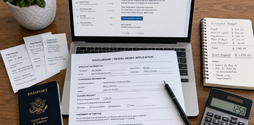 How to Get Funding, Scholarships, or Travel Grants for a Conference