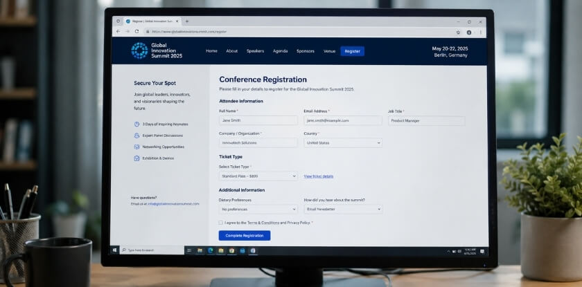 How to Register for an International Conference