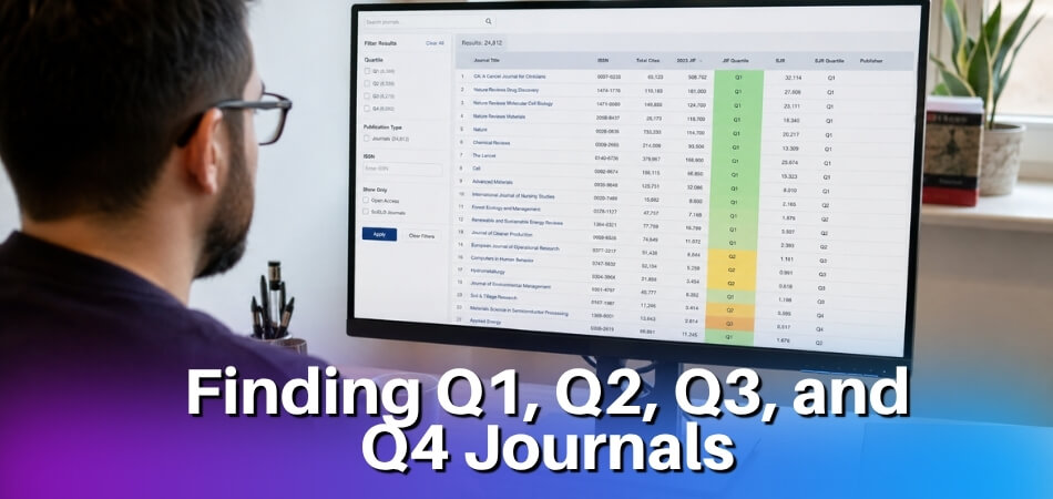 How Do You Find Q1, Q2, Q3, and Q4 Journals