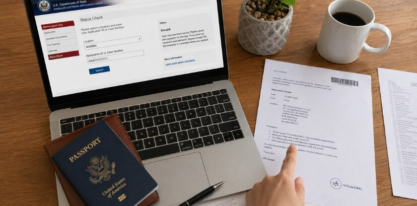 How to Check Status After Biometrics Through CEAC