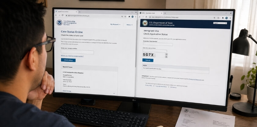 USCIS vs CEAC Which Status Portal Should You Use