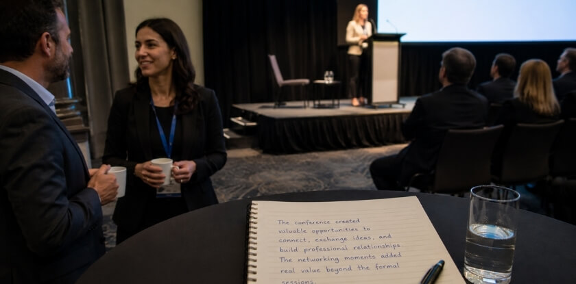 Why Complimenting a Good Conference Matters