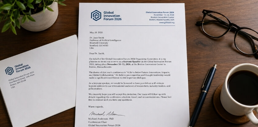 How to Write a Formal Conference Invitation Letter