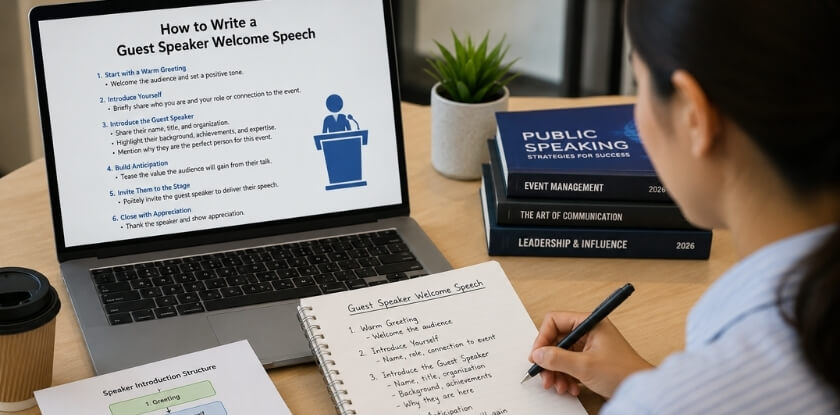 How to Write a Guest Speaker Welcome Speech