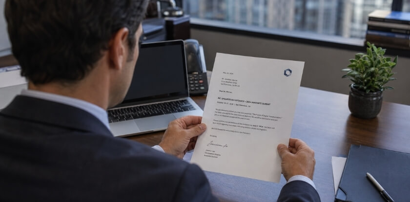 Professional Tone Tips for a Speaker Acceptance Letter