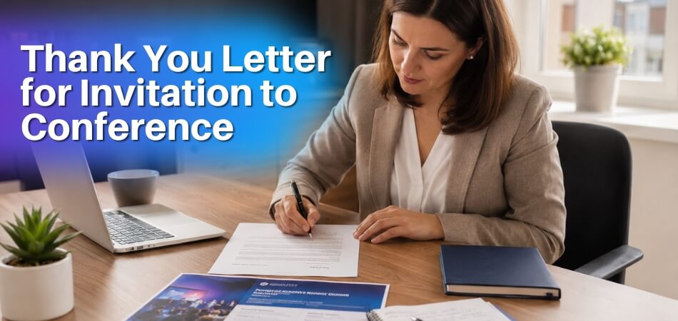 Thank You Letter for Invitation to Conference Best Samples
