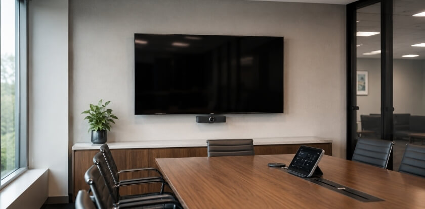 Is a 55-Inch TV Big Enough for a Conference Room
