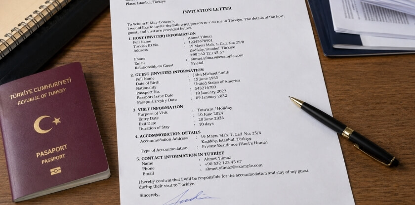 What Information Should a Turkey Invitation Letter Include