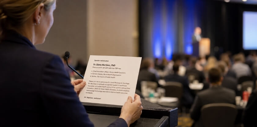 Before the Event — How to Prepare the Perfect Introduction