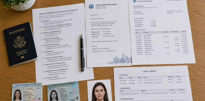 Documents Needed to Apply for a Conference Trip to Canada