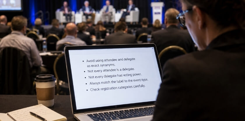 Common Mistakes When Using Attendee and Delegate