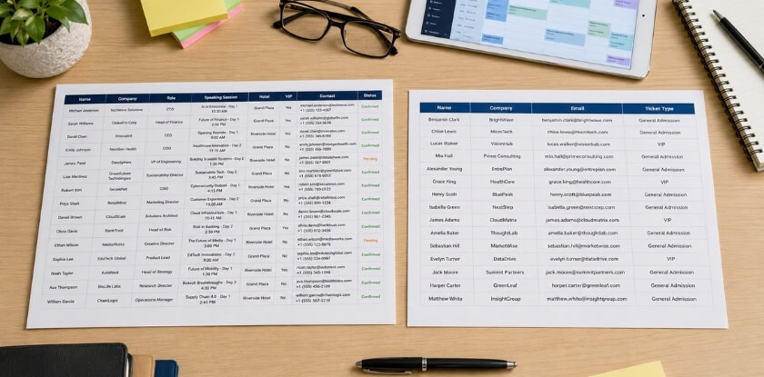 Conference Delegate List vs Attendee List What Is the Difference