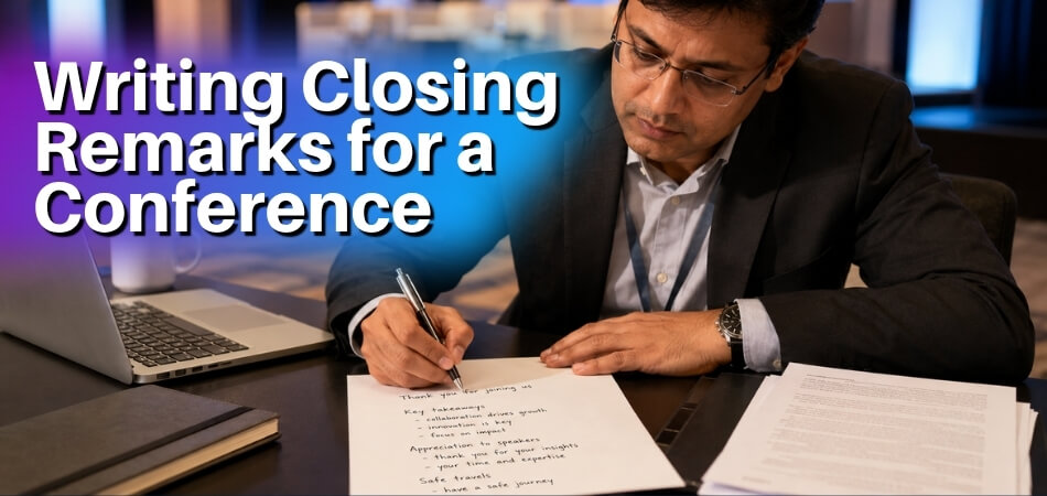 How to Write Effective Closing Remarks for a Conference