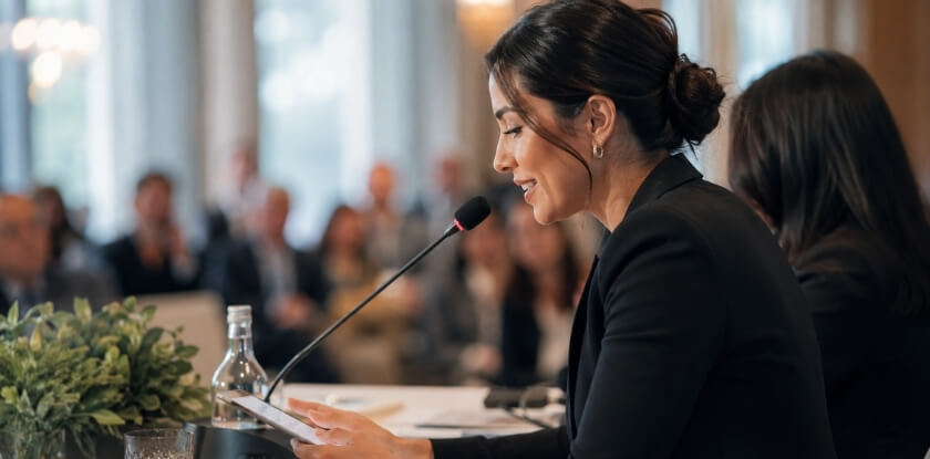 Step-by-Step Guide to Introducing Yourself as a Conference Moderator