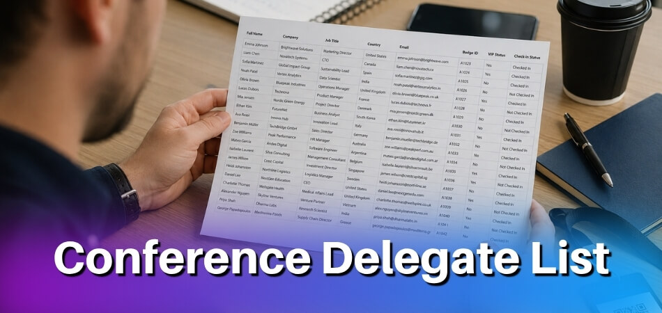 What is a Conference Delegate List