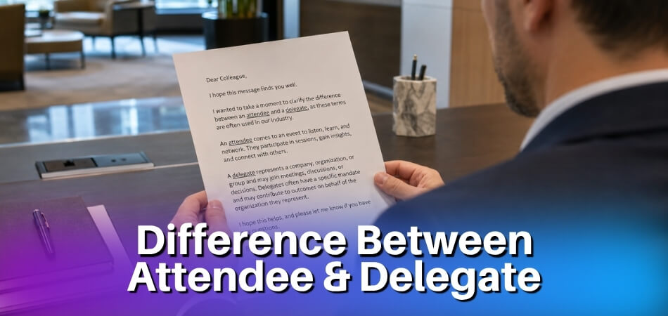 What is the Difference Between Attendee and Delegate